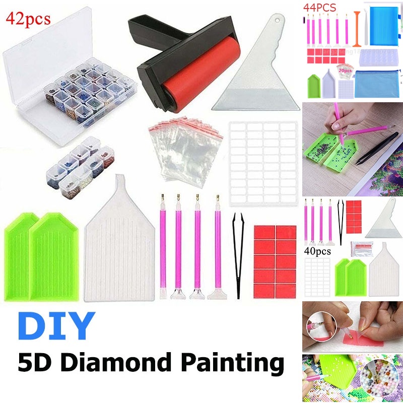 5D DIAMOND PAINTING TOOLS KIT / DIY Alat Diamond Painting /CROSS STITCH TOOL KIT /DIY Tool Embroider