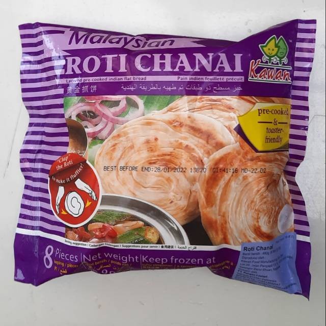 

KAWAN ROTI CHANAI 480GR Impor