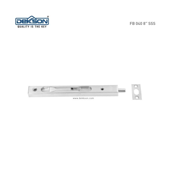 TERPERCAYA Flush Bolt Dekkson FB 040 8" SSS / Grendel Tanam Dekkson - SSS