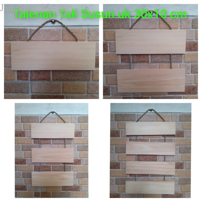 

Talenan Tali Susun Ukuran 30x10cm/ Talenan Decopage/Talenan Lukis - 30x10 susun 1 murah