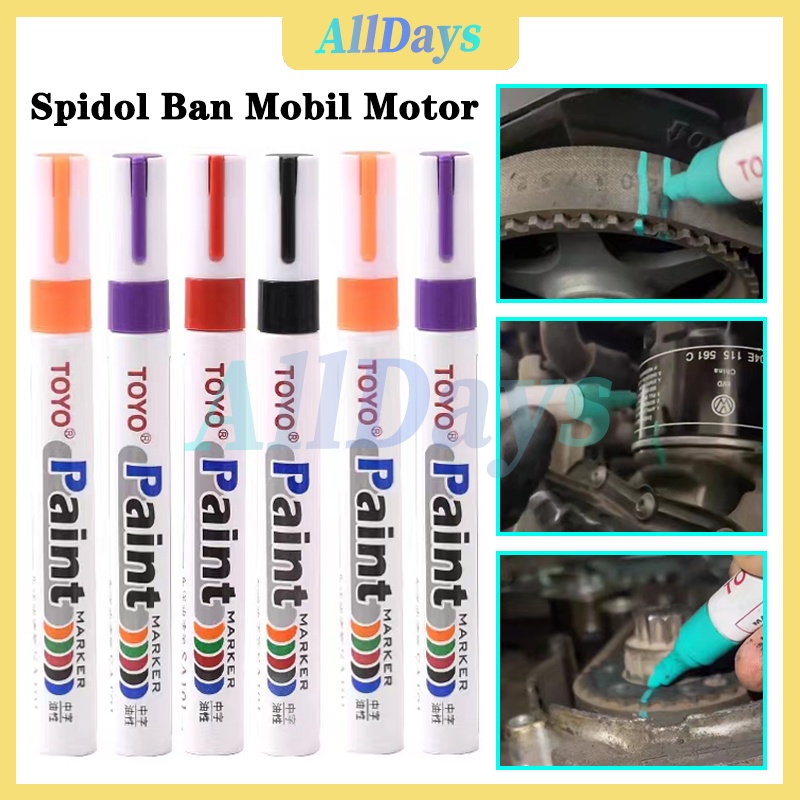 Spidol Ban Mobil Motor Spidol Warna Spidol Ban Paint Marker