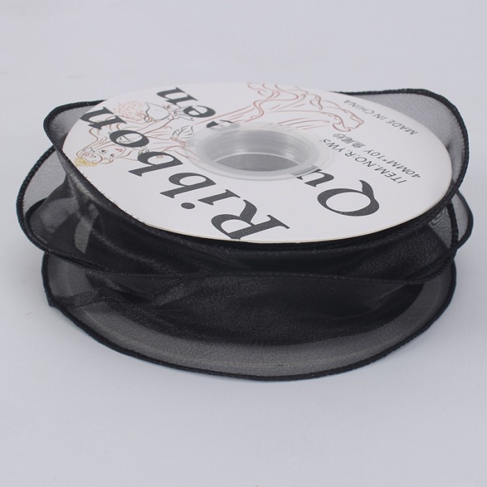 

1ROLL Pita Ribbon Fishtail 4cm - Pita Gelombang - Pita Kado PS016 - Putih