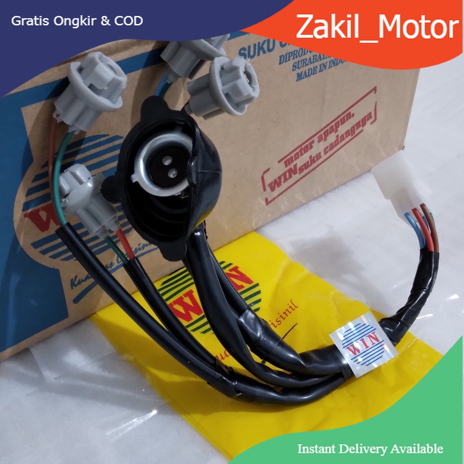 Fitting Lampu Absolute Revo 110 2009 2010 2011 2012 2013 WIN | cop fiting piting peteng motor honda 