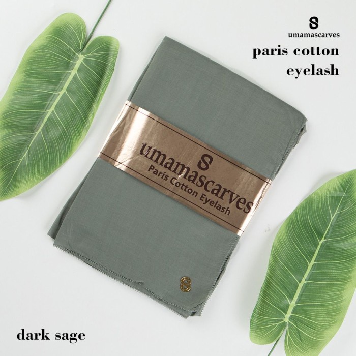 Umama Scarves - Paris Cotton Eyelash I - Khaki Brown