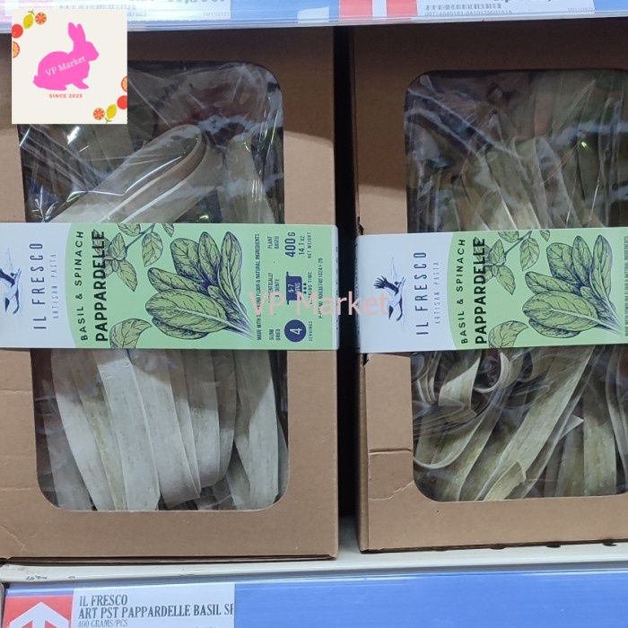 

IL FRESCO ARTISAN FASTA BASIL & SPINAC PAPARDELLE 400G