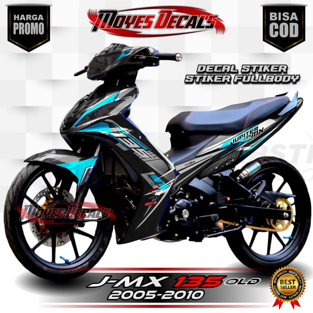 Decal Jupiter Mx 135 Old Fullbody Stiker Variasi Mx Old 135 Fullbody