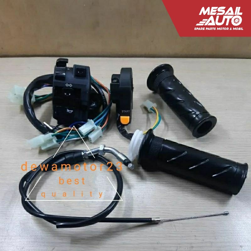 HOLDER SAKLAR KANAN KIRI HANDGRIP SELONGSONG GAS SET SUPRA X LAMA OLD SUPRA FIT LAMA