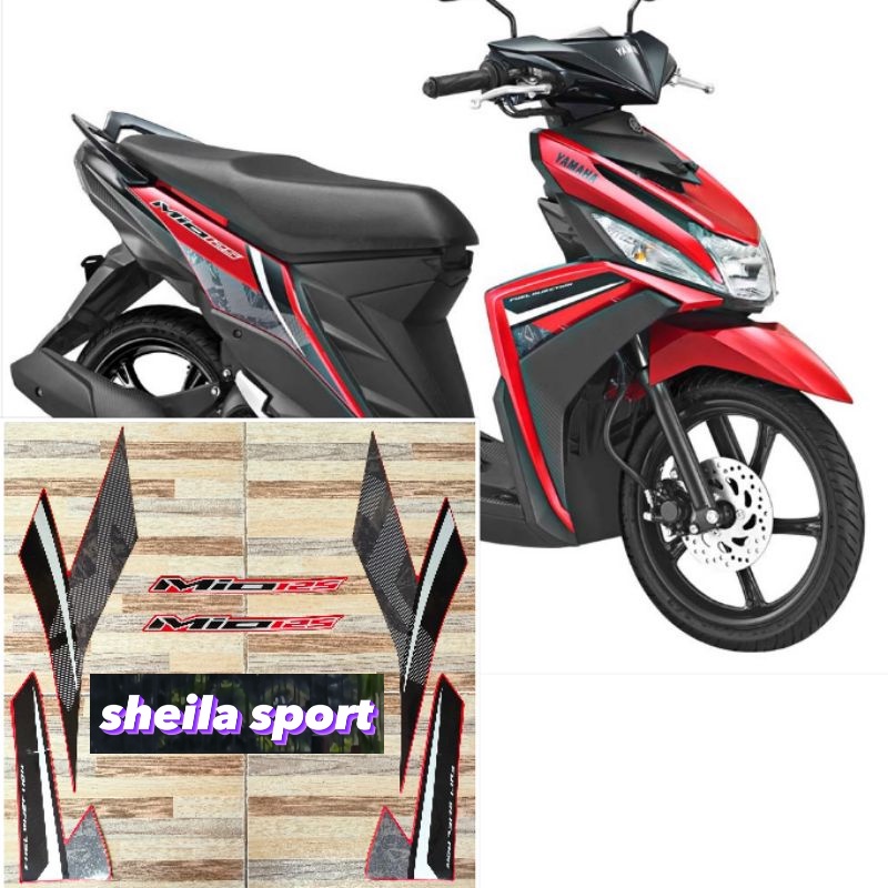 Striping mio m3 stiker Yamaha Mio M3 125 tahun 2018 2019 lis mio m3
