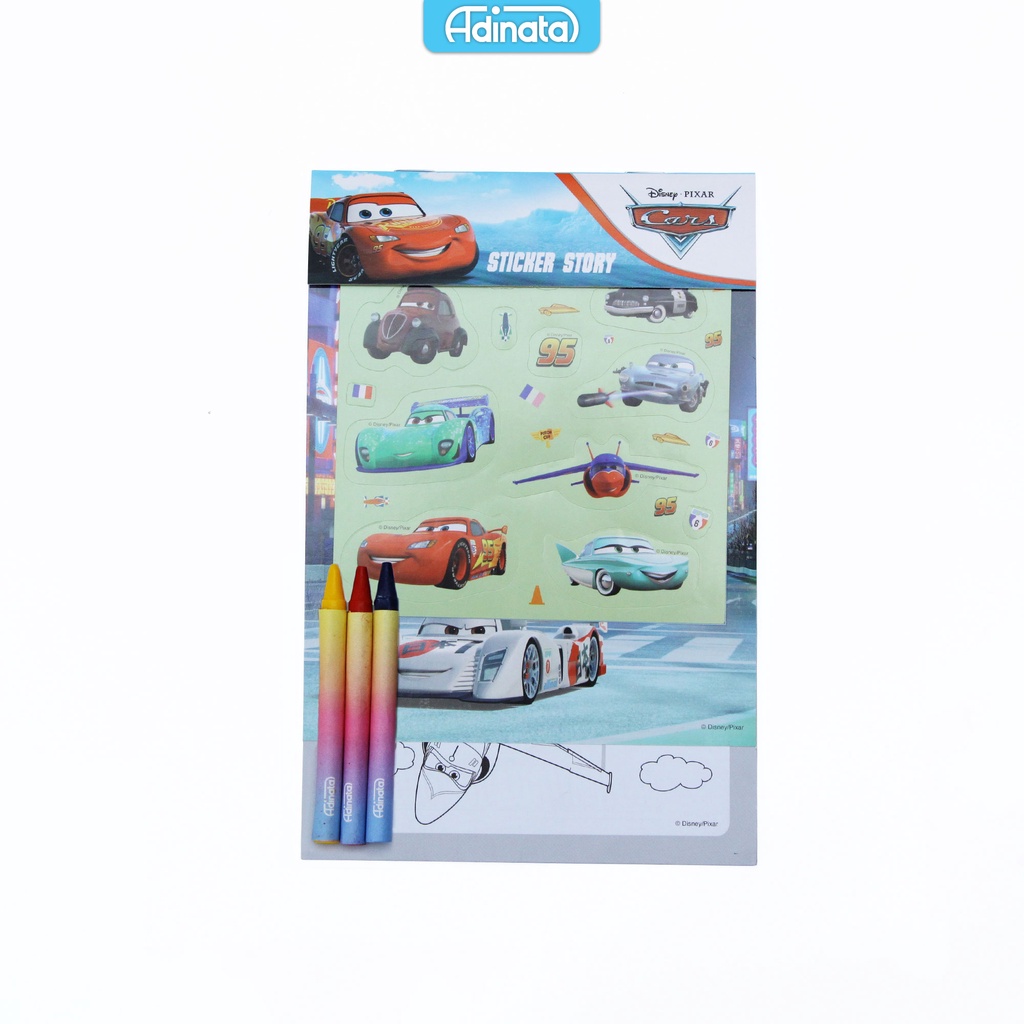 

Cars Sticker Story Book 2319-6732 - Adinata / Stiker