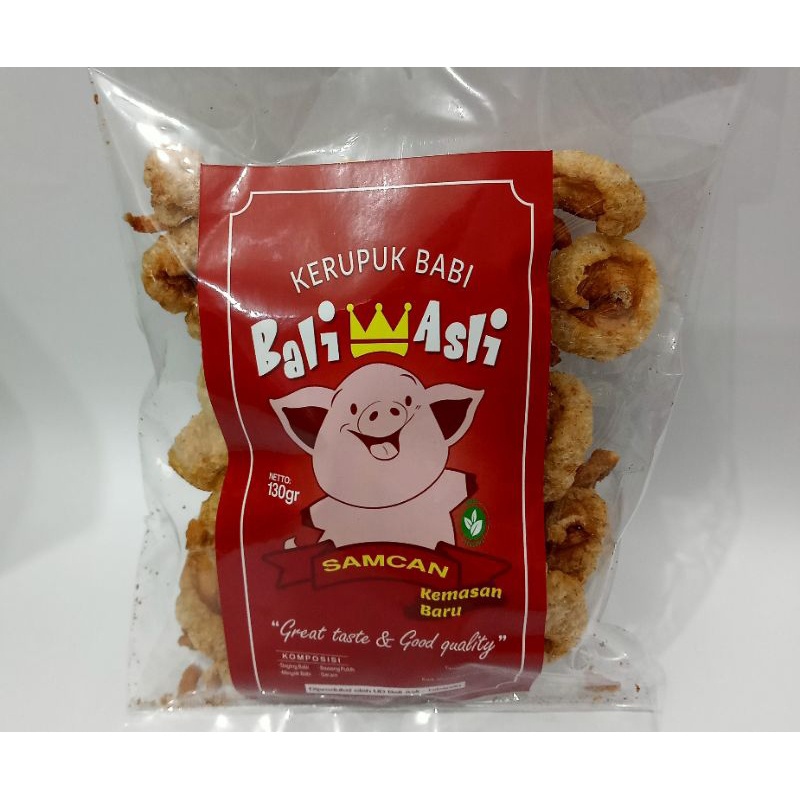 

Kerupuk Babi Bali Asli Khas Bali 130gr