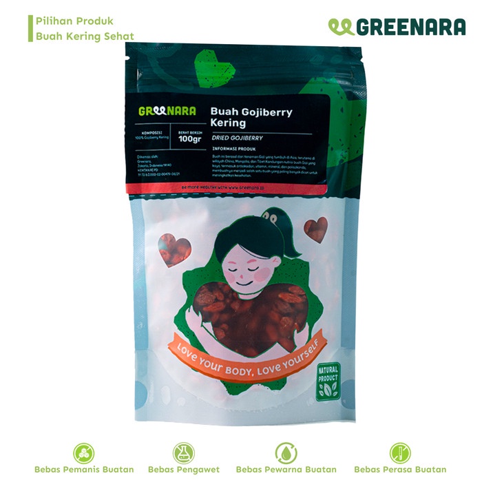 

[KUALITAS TERBAIK] Gojiberry Kering 100gr Premium