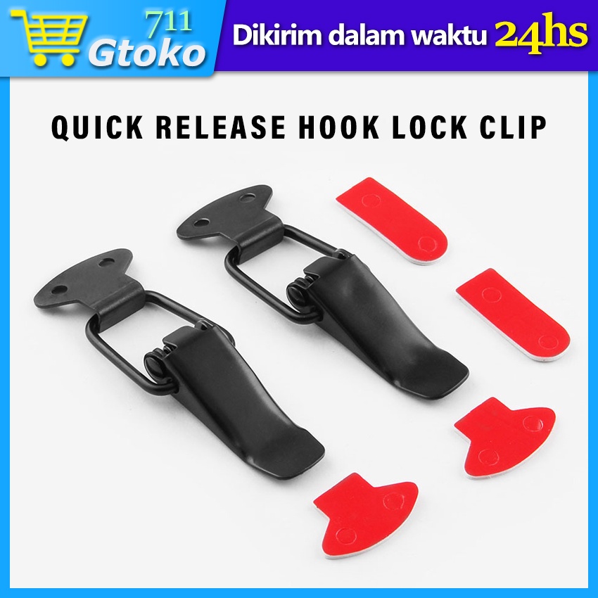 Clip Bumper Mobil Universal Pengait Klip Bemper Klem Mobil Karbon Besar Kecil