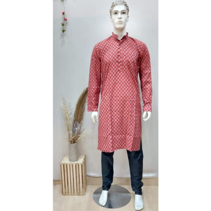 Baju Kurta Printed/Kemeja Cowok/ Baju koko/baju india