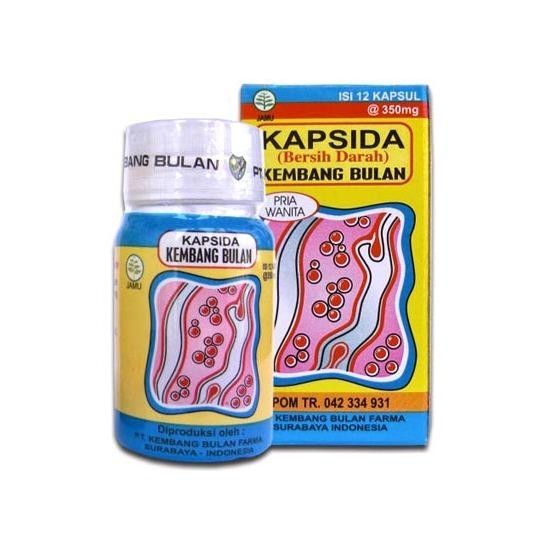KAPSIDA Kapsul Kembang Bulan Obat Gatal gatal/Bisul/Koreng/Jerawat