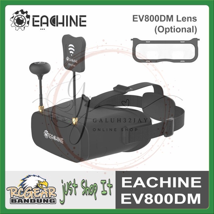 Eachine EV800DM 5.8G Diversity FPV Goggles DVR not VR D2 Pro EV800D - EV800DM