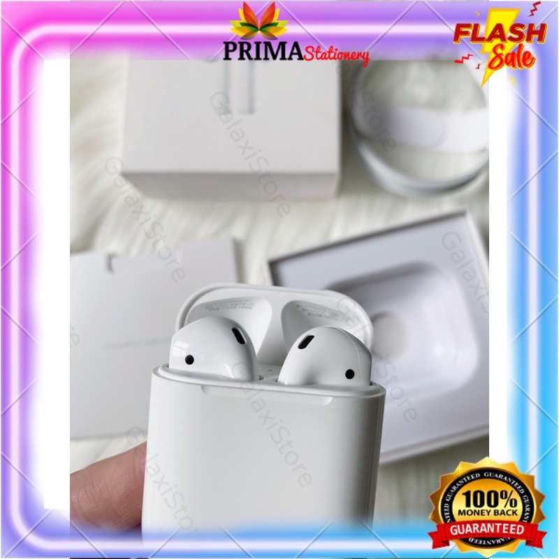 Apple AirPods gen 1 / gen 2 With Wireless Charging Case Second Asli Original 100% Mulus ex inter hea