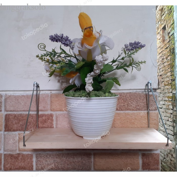 

Rak Dinding Kayu 30x10 cm/ Ambalan Kayu / Rak Dinding/ Rak Kayu murah