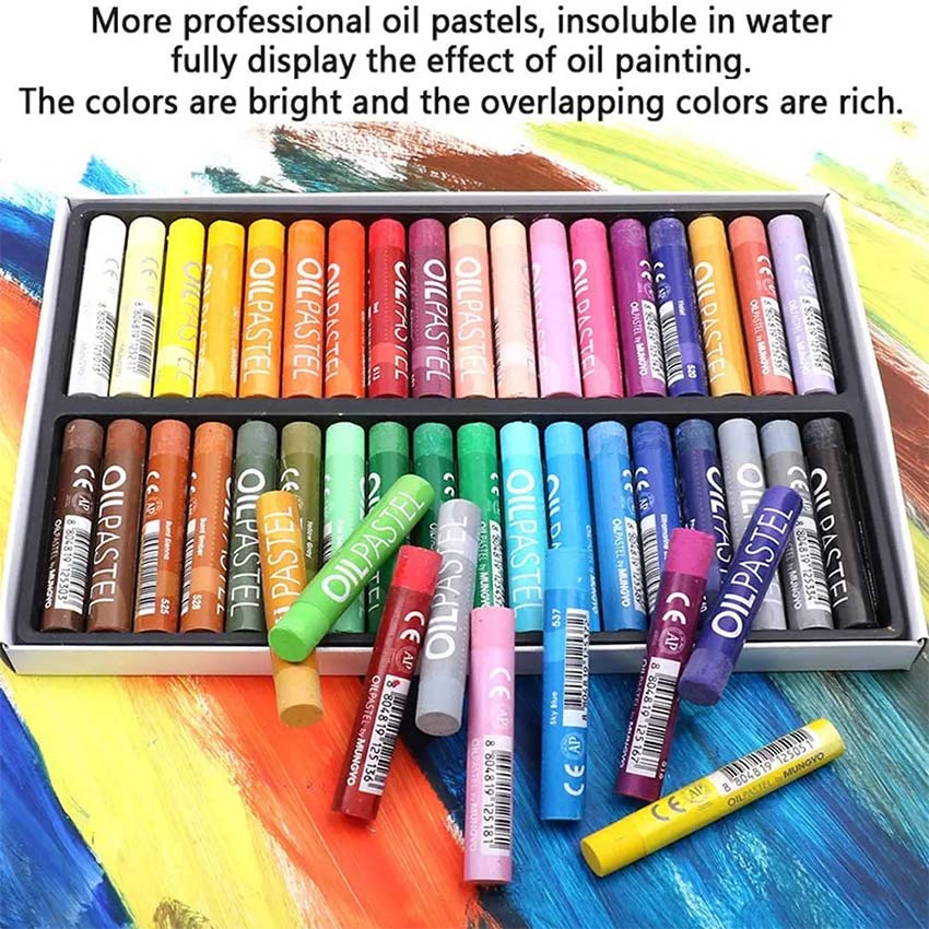 48 Warna Crayon Krayon Oil Pastel Artist Lengkap Artist Oil Pastel Washable Utk Anak