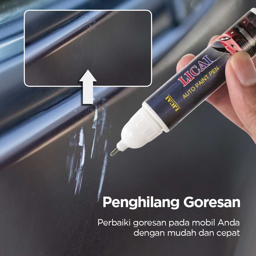 

Pen Penghilang Lecet Baret Mobil Auto Paint Pen Scratch Removal 12ml - LICAI