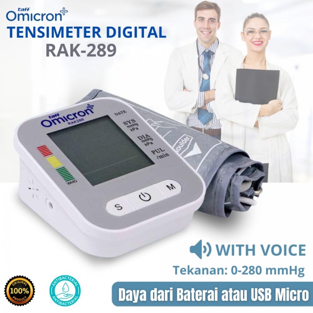 Tensimeter Digital Taff omicron With Voice RAK289