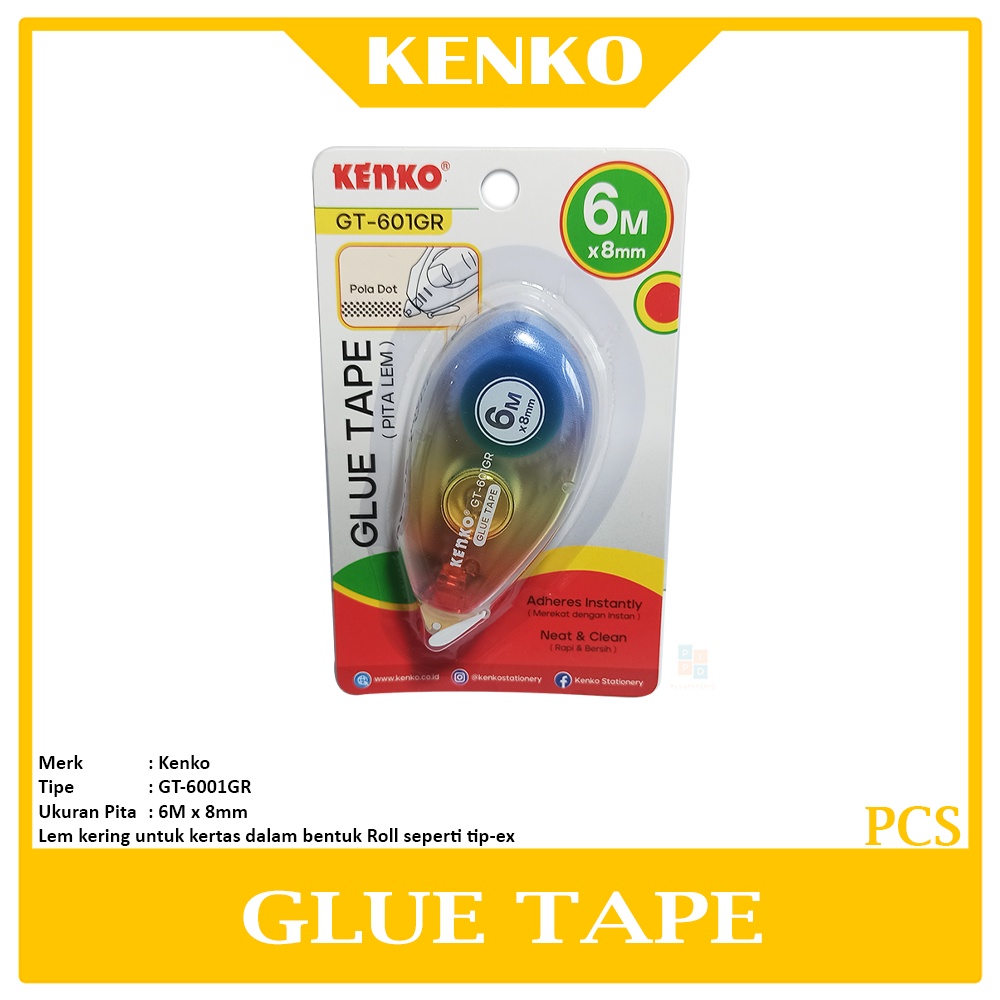 

Kenko - Glue Tape GT-601GR 6mx8mm - Pcs