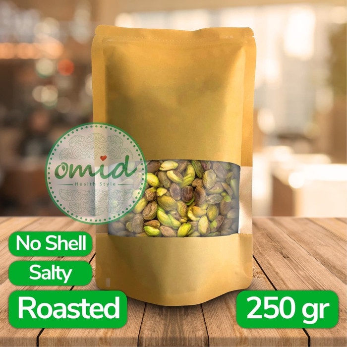 

Pistachio Roasted Salted Without Shell Medium Size & Skinless ARAB - 250gr