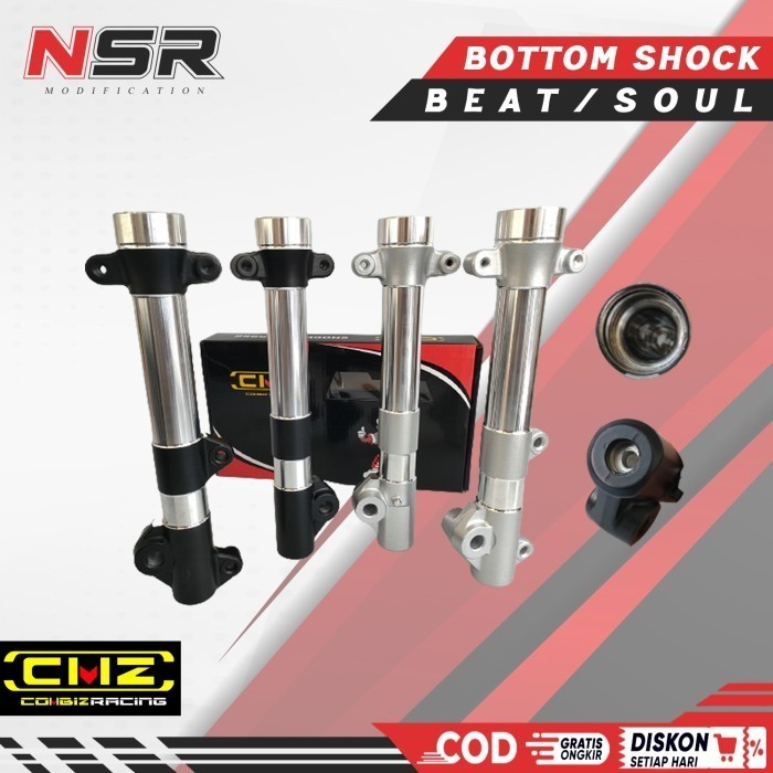 BOTTOM BEAT BUBUT Botem Shock Skok Depan CNC BEAT ESP FI VARIO 110/125/150  SCOOPY  DLL