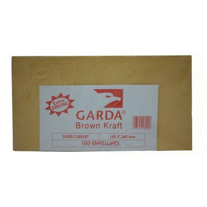 

(PACK) Amplop Coklat Polos Super Kabinet - Garda