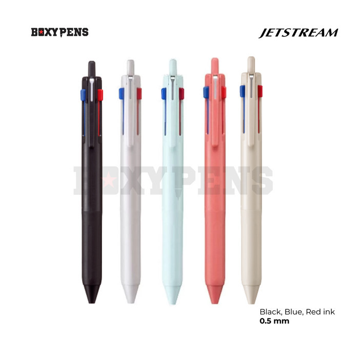 

Uni Ball Jetstream 3 Color SXE3-507 Ballpoint Pen 0.5 mm - Ice Blue