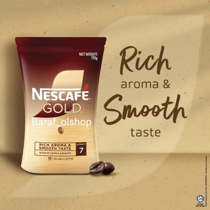 

READY STOCK!!! Refill Nescafe Gold 170 gram Import