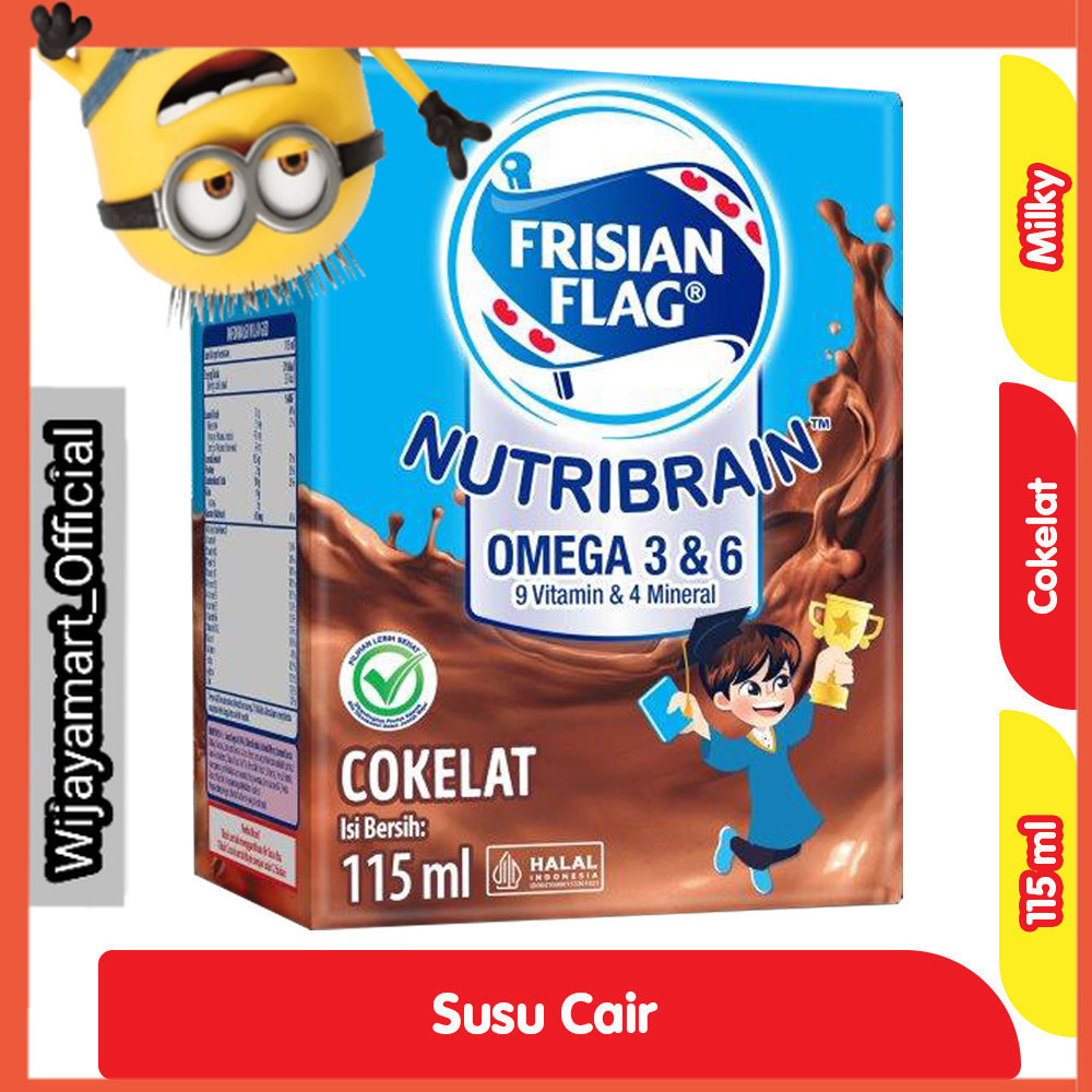 

Frisian Flag Milky Susu UHT Cokelat Kotak 115 ml