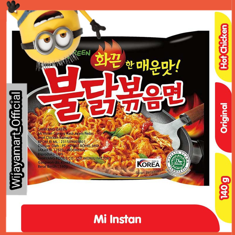 

Samyang Mi Instan Ramen Ayam Pedas Original 140 g