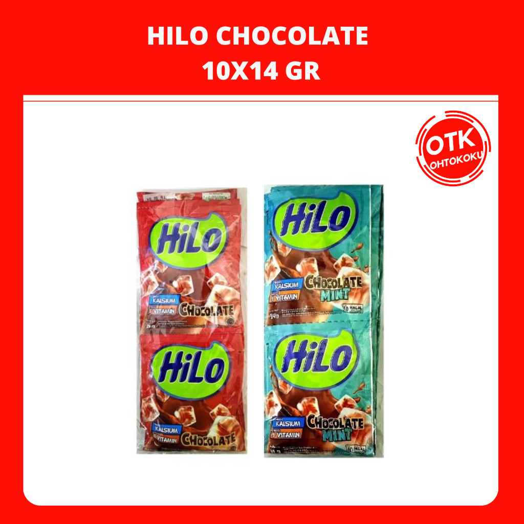 

HiLo Chocolate 10x14gr - Susu Tinggi Kalsium Lebih Rendah Lemak