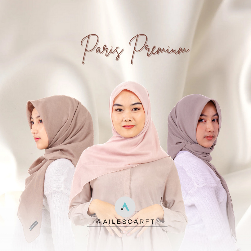 JIBAB SEGI EMPAT PARIS PREMIUM  KERUDUNG SEGI EMPAT PARIS PREMIUM HIJAB SEGI EMPAT PARIS PREMIUM