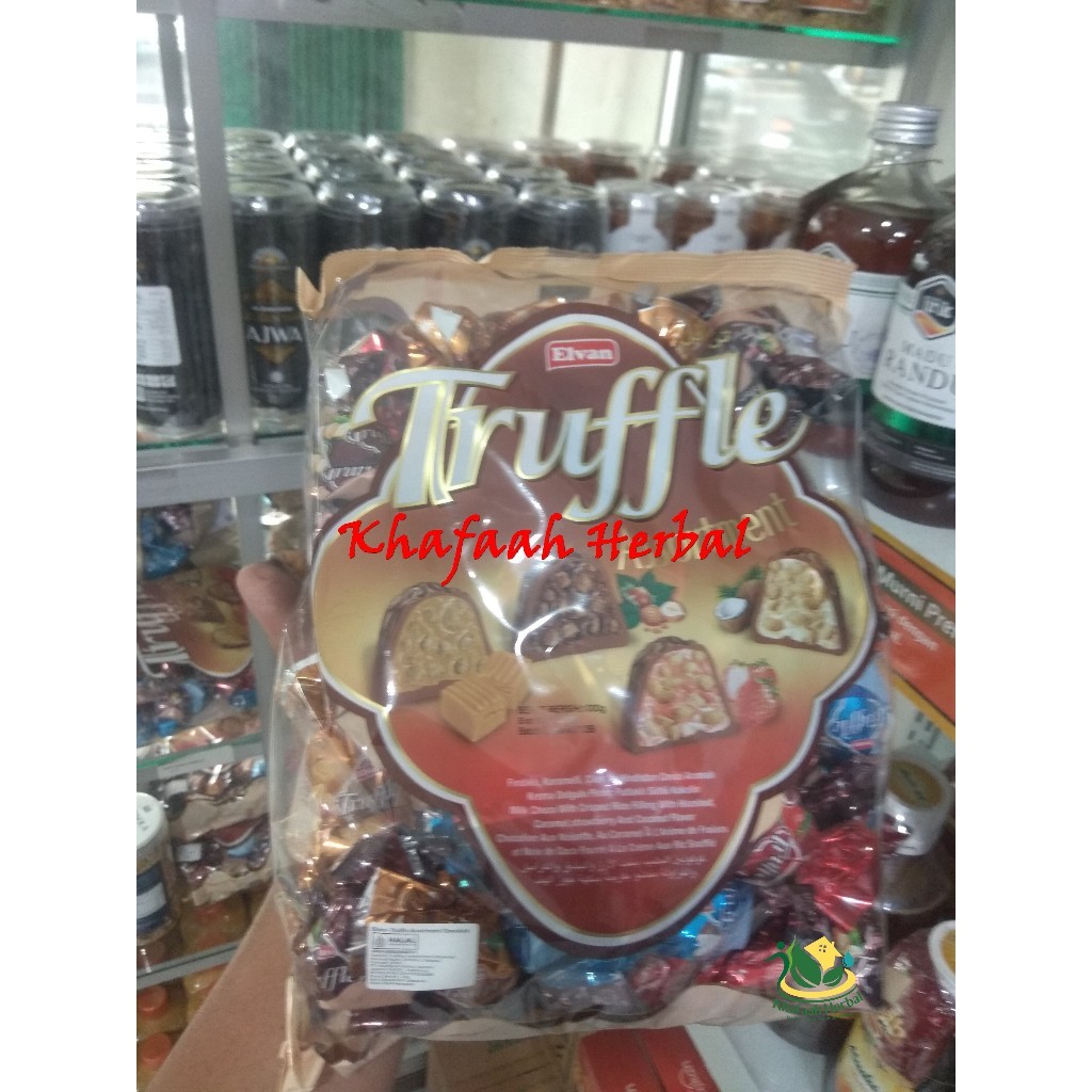 

Coklat Truffle Elvan 1 KG Import Turki Truffle Chocolate Hazelnut, Caramel, Strawberry, Coconut Truffle 1kg