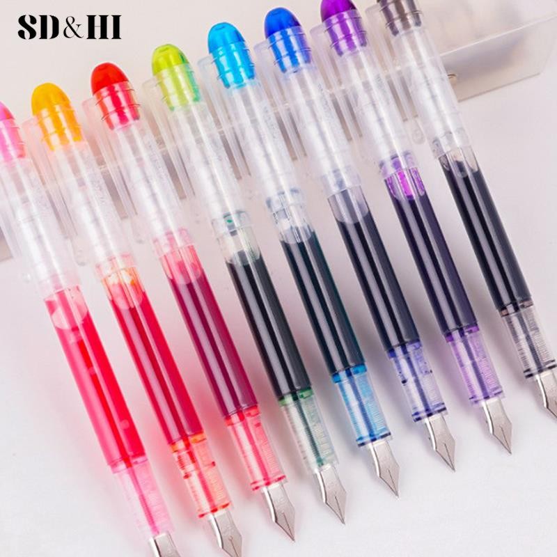

Fountain Pen Large capacity fashion classic Transparent Color ink Stationery