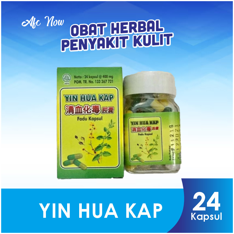 OBAT HERBAL CINA YIN HUA KAP UNTUK PENYAKIT KULIT EKSIM DAN LAINNYA  HERBAL - NOW