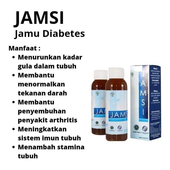 Jamsi Jamu Herbal Diabetes | Membantu Mengobati kencing Manis | Jamsi Original