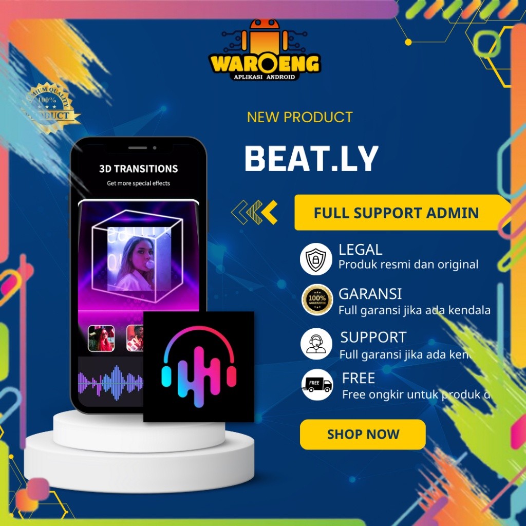 Beli 1 Gratis 1 Beat.ly VIP Pro Premium No Trial Full Version Lifetime Bergaransi - AI Music Video M