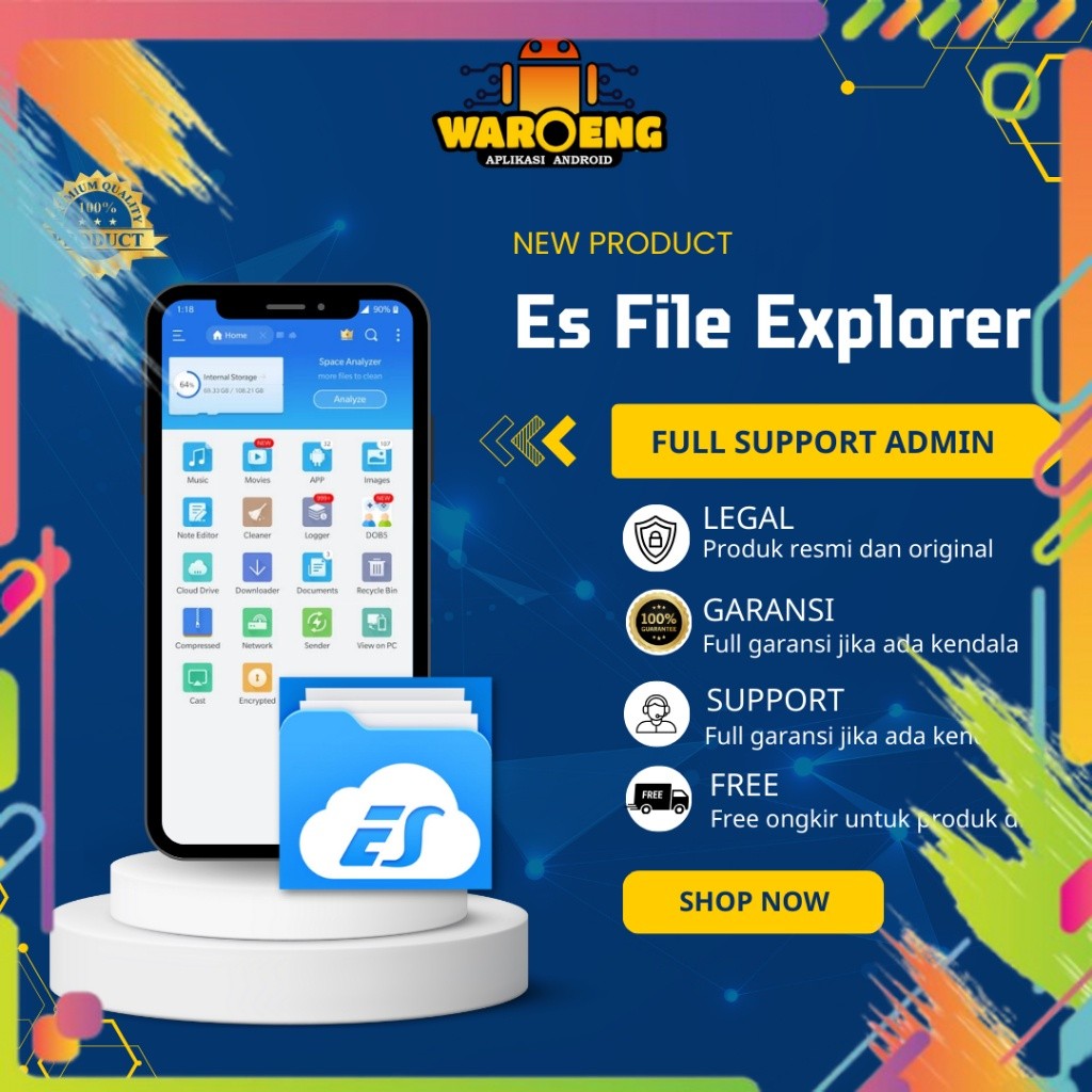 Beli 1 Gratis 1 Es File Explorer Pro Premium No Trial Full Version Lifetime Bergaransi
