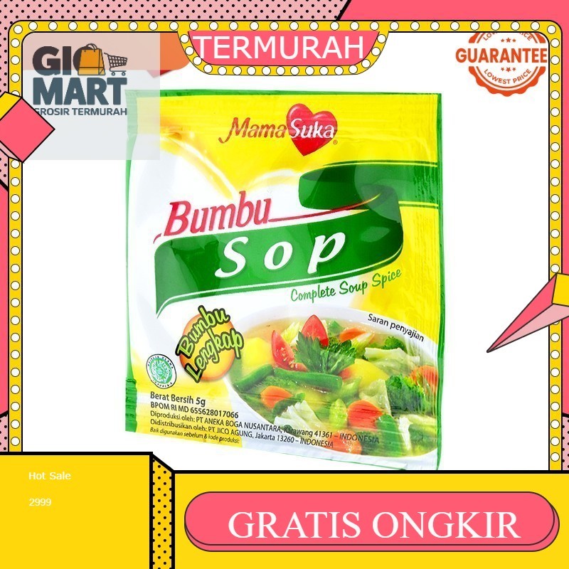 

Mama Suka Bumbu Sop 5gr (12Sachet)