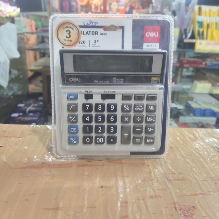 

Calculator deli smart 868 12 digit
