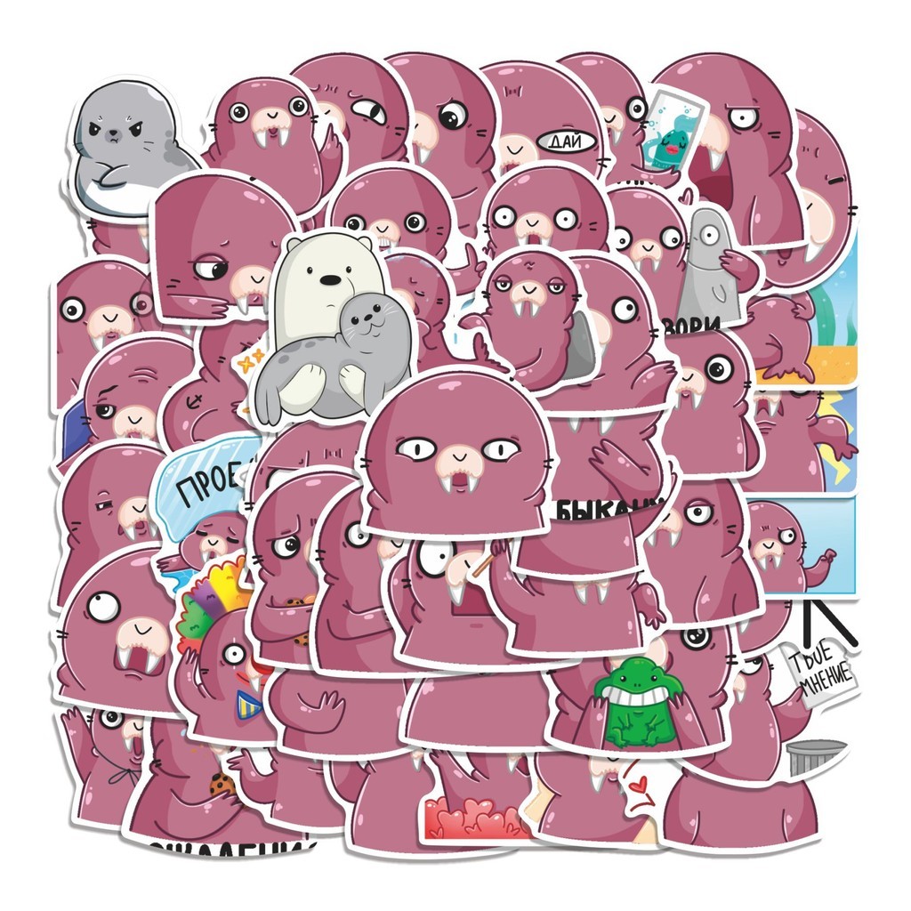 

COD 50 Pcs Stiker WALLY Lucu Anti Air Untuk Dekorasi Notebook Sepeda Skateboard Handphone