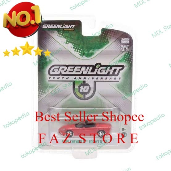 Greenlight Tenth Anniversary  2005 Chevrolet Corvette C6
