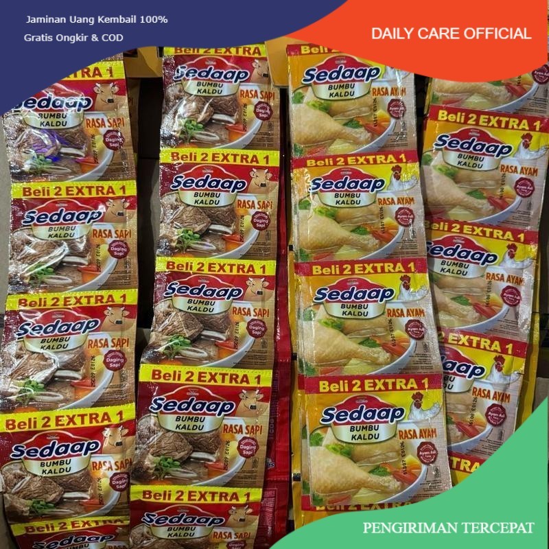 

72 sachet kaldu sedaap 500an (dapat 4rtg)