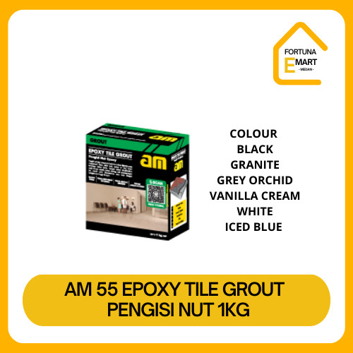 AM 55 Epoxy Tile Grout Pengisi Nat Epoxy 1kg