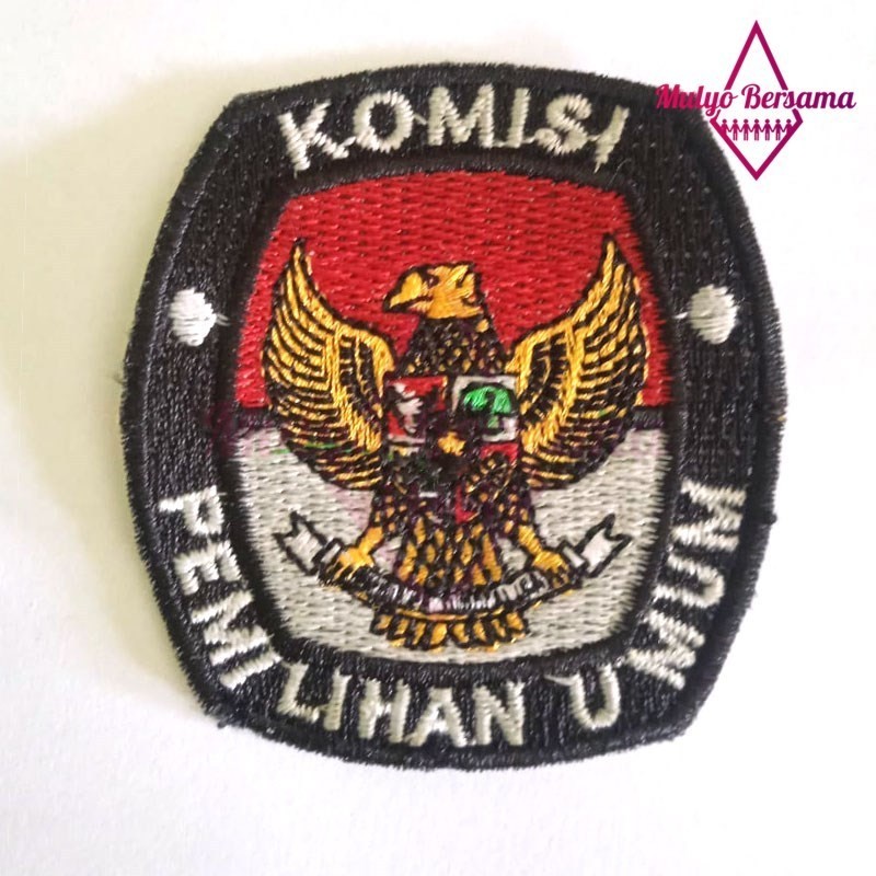 Bordir Bordir KPU Emblem Badge Patch Logo KPU