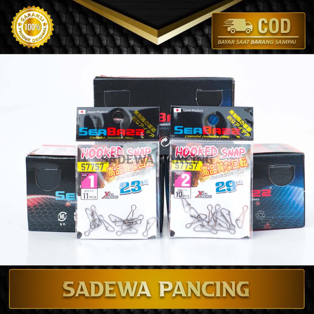 Hooked Snap Seabazz/ Snap Pancing/ Peniti Pelampung