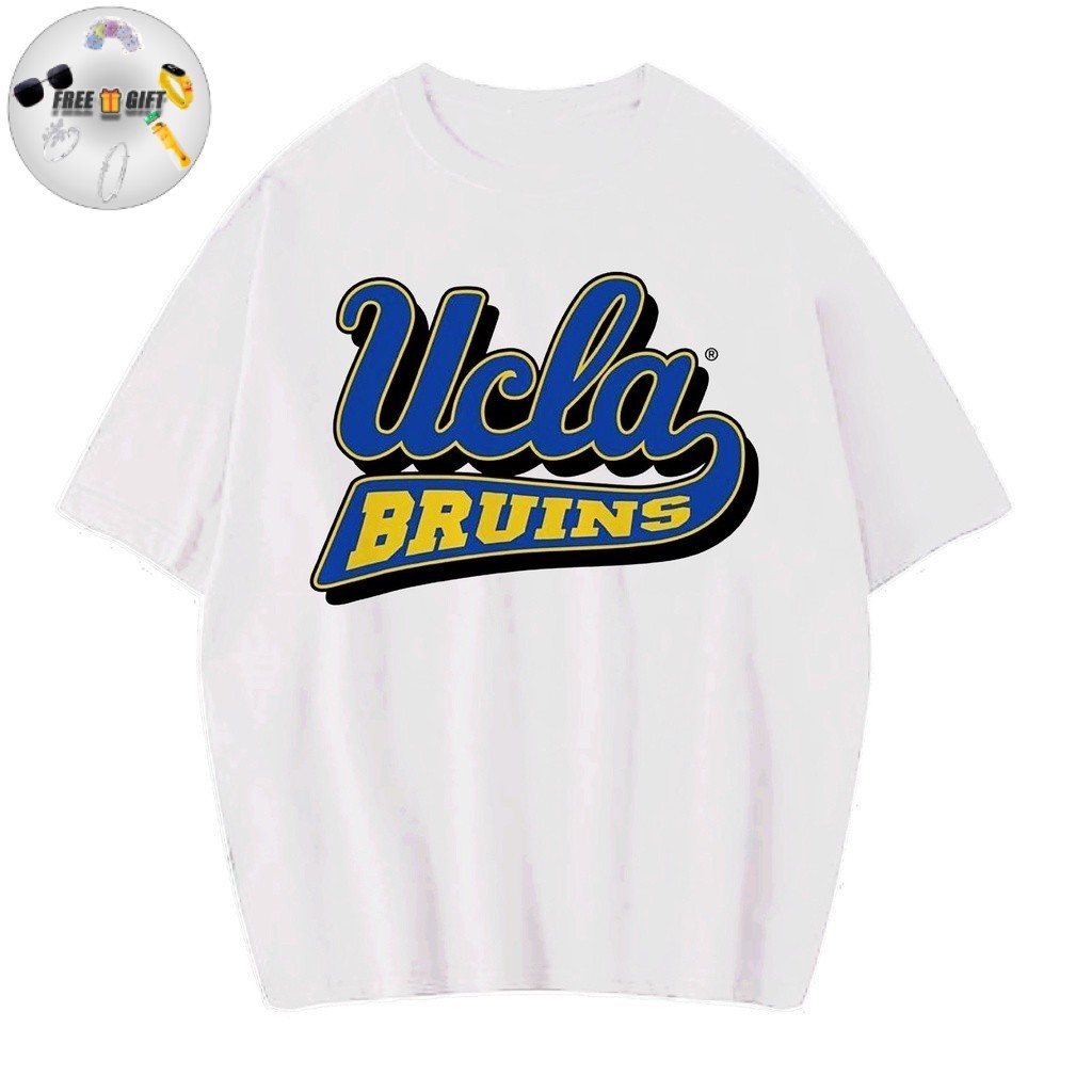 [FREE GIFT] KAOS OVERSIZE UCLA BRUINS VINTAGE TEE ( WHITE T-SHIRT) 24S