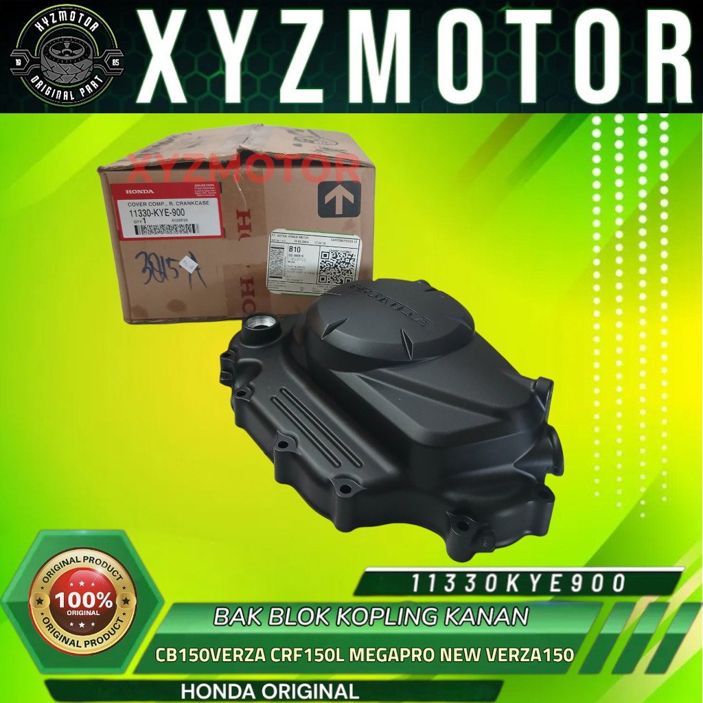 BAK BLOK KOPLING KANAN CB150VERZA VERZA 150 MEGAPRO MONO FI CRF150L HONDA 11330-KYE-900 ORIGINAL